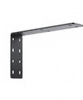 Hidden L Shaped Steel Bracket for Floating Shelves Black Wall Mount Support, cold-rolled steel with concealed hardware