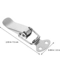 Cool 10 Pack Heavy Duty Stainless Steel Toggle Latch Clamps For Tools Drawers And Cabinets Quick Pull Hasp Catch Buckle That Slams Tight No Sweat Super Durable Rust Proof Gear You Can Count On, 2.95 x 0.98 in