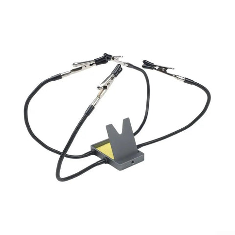 Four Arm Soldering Helper With Flexible 260mm Arms And Heat Resistant Silicone Clamps, A Secure PCB Holder For Precision Electronics, Reaching Tough Joints, Ideal Soldering Aid For DIY Projects And Pro Shops, four-arm PCB holder