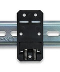 DIN Rail Mounting Brackets 35mm x 68mm Black RoHS Compliant 10 Pack Durable Clips For Standard 35mm DIN Rails Mounting Devices