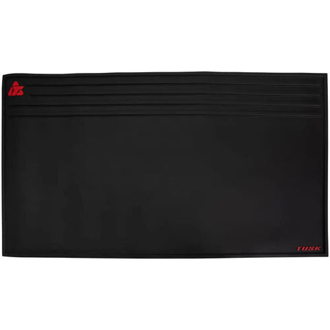 18 Inch By 32 Inch Workbench Mat Durable Black Vinyl Surface Non Slip Grip Oil And Grease Resistant Easy To Clean