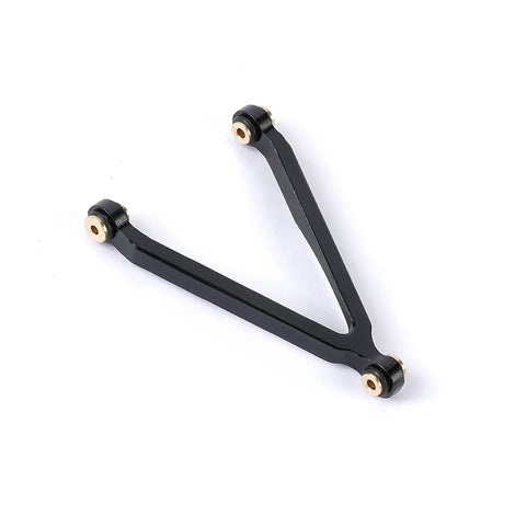 Axial Aluminum Alloy Suspension Rod Links Set For SCX24 C10 One Twenty Fourth Scale RC Crawler Upgrade Parts Black CNC Machined Y-Link