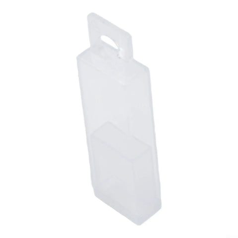 Expandable Telescoping Drill Bit And Tap Organizer Box with Clear Transparent Lid, adjustable length, durable plastic case.