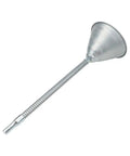 Heavy Duty Coolant Funnel Set With Fine Mesh Strainer Filter Screen For Radiator Oil Fill Flexible Spout Design Prevents Debris In Diesel Gas Engine 46 Cm Long Pouring Tool Easy Use, silver funnel with flexible spout.