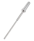 Interchangeable Live Center Pen Mandrel Saver For Woodworking MT2 Morse Taper 2 Shank Pen Making Tool, stainless steel