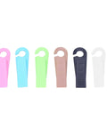 Set Of 6 Thermoplastic Rubber Door Stopper Wedges For Anti Slip Protection And Finger Pinch Prevention in assorted colors