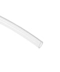 Close-up of Clear PA6 Nylon Pneumatic Tubing 2mm ID By 3mm OD 3 Meter Hose For Air Water Oil Instrument Lines showing tube end