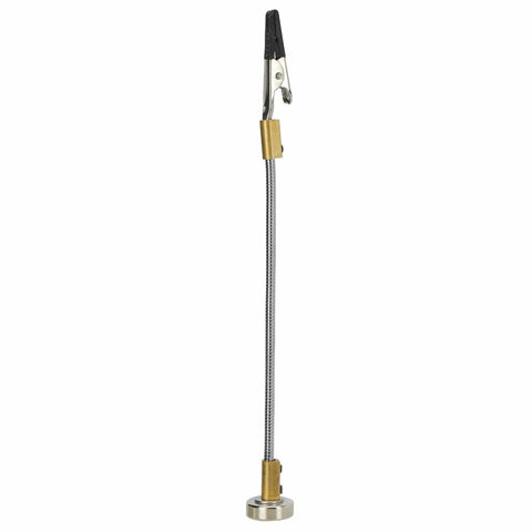 Third Hand Soldering Station With Magnetic Base And Flexible Gooseneck Arms Adjustable Alligator Clips for precise electronics repair.
