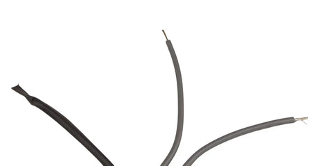 Durable Silicone Drain Heater With Metal Braided Cable For Ice Proof Drains In Kitchen And Bath No Fuss Continuous Use Design That Keeps Pipes Clear Non Modifiable Installation Silver, exposed wires