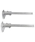 Digital Oil Level Caliper showing dual scale markings on stainless steel body for precise measurements.