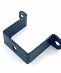 4 Pack 2x2 Square Tube Strap Clamps For 2 Inch Pipes, Beefy Heavy Duty Metal U Bracket Mounts, Powder Coated Black