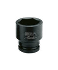 Badass 6 Edge Impact Socket Wrench Fits 2-1/2 In To 6-3/8 In, black metal socket for heavy fasteners. Durable and reliable.