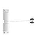 Heavy Duty Surface Mounted Automatic Door Closer For Indoor And Outdoor White Doors Easy Install Adjustable Spring Tension
