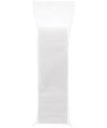 4 By 8 Inch Zipper Reclosable Baggies 8 Mil Clear Poly Bags Pack Of 100 Food Safe LDPE Storage Durable Puncture Resistant For Pantry, Crafts And Lunches Everyday. Clear 4x8 inch zipper bag, front view