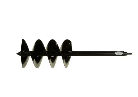Auger Drill Bit Extension 7 Inch By 28 Inch With Half Inch Hex Drive Heavy Duty Garden Auger for planting trees and shrubs.