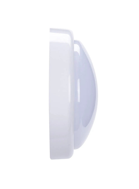 Side view of Luna LED Tap Light White Battery Operated Tap On Tap Off 35 Lumens Portable Cabinet Closet Lamp For Dark Corners