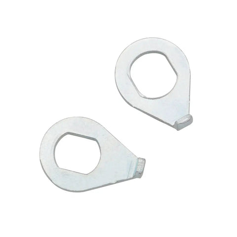 8 Piece Bicycle Wheel Hub Safety Washers Set With Thickened Anti Skid Pattern 4 M8 And 4 M10 Galvanized Iron Durable Wheel Axle Washers