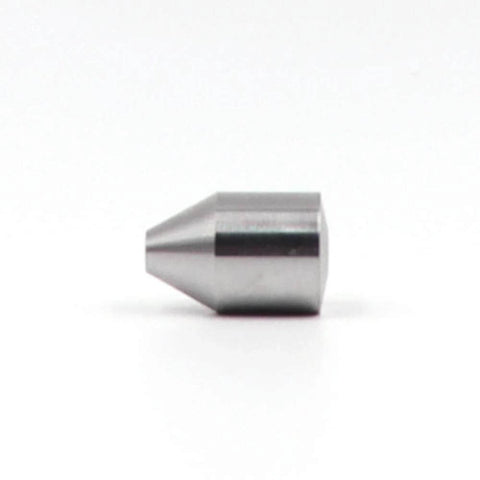 Metal water jet cutting nozzle insert, 1/4 inch, side view
