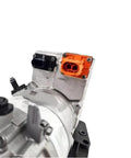 Seamless Fit Electric Air Conditioning Compressor For Vw Id 3 Id 4 Id 5 Id 6 showing electrical connections and cast aluminum shell.