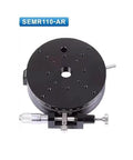 Precision Manual Rotary Stage SEMR110-AR 110mm Diameter with Fine Adjustment, anodized aluminum table for laboratory use