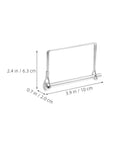 Six Pack 4 Inch Heavy Duty Stainless Steel Wire Lock Hitch Pin Quick Release Safety Lock with dimensions shown