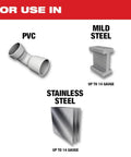 Kick Your Projects Into High Gear With These 3pc Cobalt Step Drill Bits Designed For Stainless Steel Fast Starts And Smooth Runs While The Secure Grip Shanks Hold Tight To Stop Slippage Anywhere You Need It Done. For PVC, mild steel, stainless steel up to 14 gauge