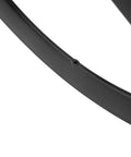 Close-up of Full Carbon Tri Spoke 700C Clincher Wheelset For Fixie Rigs Lightweight Aero Front Wheel for smooth ride on rough roads.