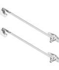 Beefy Heavy Duty Lid Support Hinges for Chest and Cabinet Doors, 12 Inch Soft Close Chest Hardware, 2 pieces in metal finish