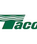 Taco logo with green color and stylized waves, representing brand identity for plumbing products.