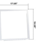 Crisper Pan Cover And Shelf Frame Without Glass For Fridge Refrigerator Delicatessen Drawer Cover Fits 26 Series Models, shown with dimensions.