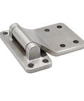 Heavy Duty 304 Stainless Steel Bending Hinge With Corrosion Resistant Finish And Zero Slop Strength For Heavy Loads Across Every Trailer Truck And Industrial Machine Built Right Damn Tough, close-up view.