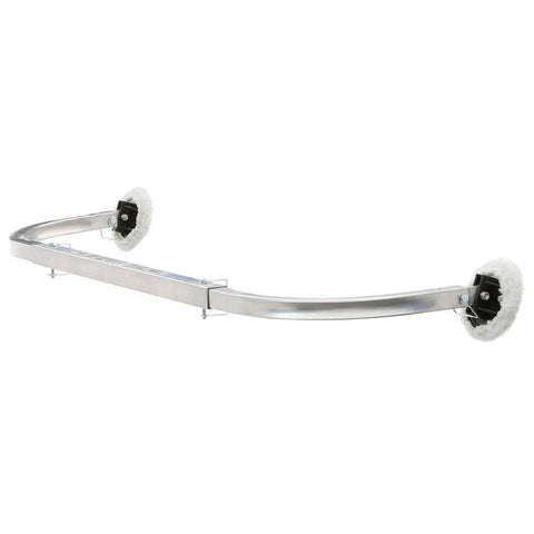 No Slip Adjustable True Grip Stabilizer for Extension Ladders With Surface Protectors, 49 57 65 In Span, Stand Off 12 In or 29 and A Half In, Fits Rails Up To 3 In By 1 and 3 Sixteenths In, Includes Rubber Pads, Bonnets, Hardware and Instructions