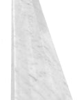 Carrara White Marble Threshold Tile With High Bevel For Hollywood Doorway Dope Look 4x36 Inch Polished Saddle Floor Transition Tile