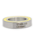 Ceramic Hybrid Radial Bearing For Bike Hubs 15x24x5mm with Stainless Steel and Ceramic Material