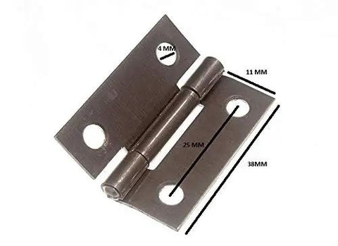Heavy Duty Steel Butt Hinges For Interior Doors Cabinets Sheds And Gates Featuring Rock Solid Build With Slick Metallic Finish Delivers Smooth Swinging Motion Comes With Bulk Pack Of 480 Hinges Today, showing detailed measurements.