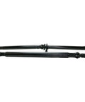 Rear Drive Shaft Support Bracket For Mercedes Benz SUV and Commercial Vehicles, black steel construction, dual shafts for drivetrain support.