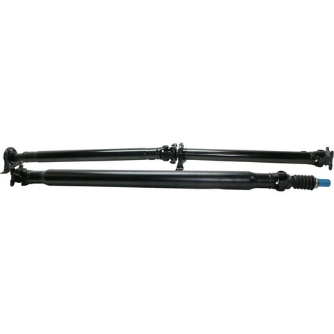 Rear Drive Shaft Support Bracket For Mercedes Benz SUV and Commercial Vehicles, black steel construction, dual shafts for drivetrain support.