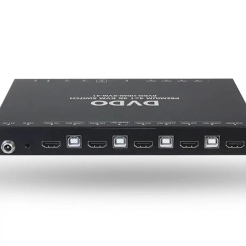 4 Port HDMI 2.0 KVM Switcher With HDCP 2.2 is a legit game changer with multiple HDMI and USB ports for seamless connectivity.