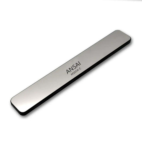 Ultra Fine Polishing Files Set For Scale Models, Glass Polishing Tools 8000 10000, polished metallic file, single piece, angled view