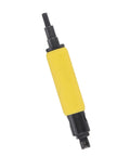 Electric Drill Rivet Removal Tool Kit with yellow body for 1/8 to 1/4 inch blind rivets, pro grade precision extraction.