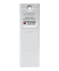 Front view of Wireless Outdoor Temperature and Humidity Sensor With Wall Mount Weather Resistant Gauge 330 Feet Transmission Range Battery Powered For Accurate Readings in Your No Fuss Home Weather Station.