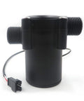 Black Micro Hydro Water Flow DC Generator Turbine For Home Use With G1 2 Interface, Plug And Play Pipeline Charging Tool