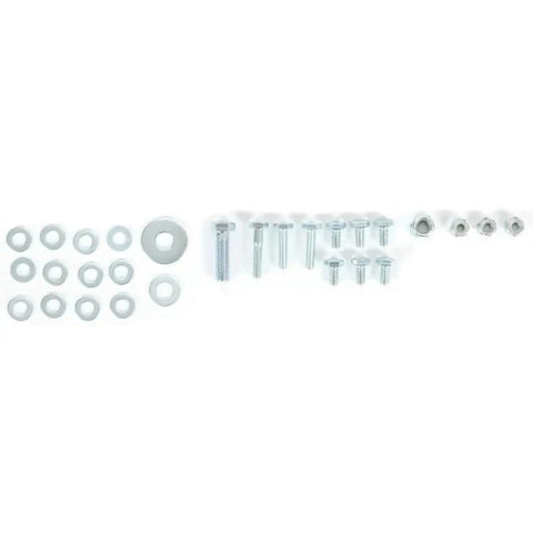 Bolts and washers included with Lawn Striping Kit With Built In Hitch For Zero Turn Mowers And Tractors