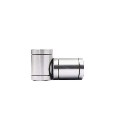 Dual Pack Linear Bearing Set LM25UU And LM30UU ABEC5 Precision Bearings 6 Ball Rows 25Mm And 30Mm Bore shown side by side