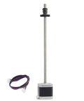 NEMA 17 Stepper Motor With Integrated 240mm TR8x2 Lead Screw 2mm Pitch 500mN.m High Torque For UV Resin 3D Printers Z Axis Or CNC Machines Includes Anti Backlash Nut Ready To Run