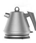 Pure Titanium Electric Kettle Hella Portable Travel Companion Kickin Fast Boil Technology in sleek gray finish with spout.