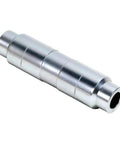 Trio Fork Adapter 12mm x 100mm Thru Axle Tube for Roof Rack Mount, All Aluminum Construction, Slim Line Design, Rugged Silver Finish