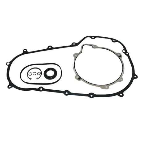 Quality Replacement Badass Primary Gasket Kit Black Oil Seals For Milwaukee Eight Touring Motorcycles 2017 Plus, detailed gaskets and seals.
