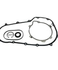Tough As Nails Motorcycle Primary Gasket Kit Black Drop In Fix For Big Touring Rides 2017 Plus includes seals and O-rings.
