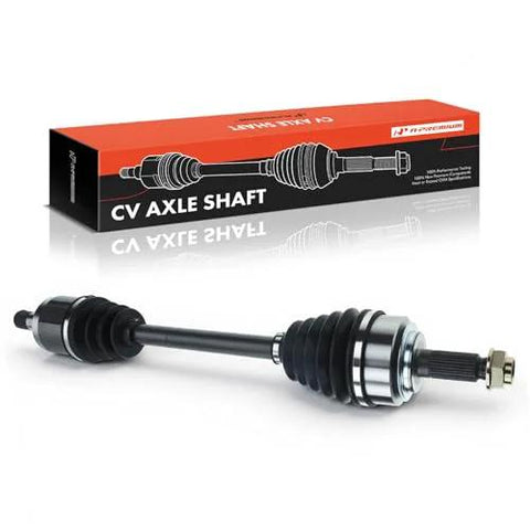 CV Axle Shaft Assembly For Honda Element Front Left Driver Side 2003 To 2011 2.4L Replacement Axle Beefed Up Drivetrain Part With Nut